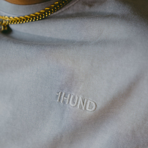 Staples Boxy Tee in Acid-wash Limestone