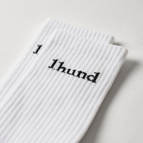 Essential Crew Socks in White (3-Pack)