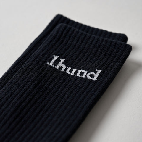 Essential Crew Socks in Black (3-Pack)