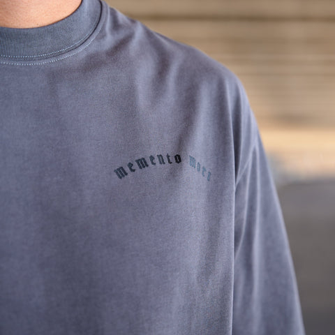 Memento Mori Mortality Tee in Grey