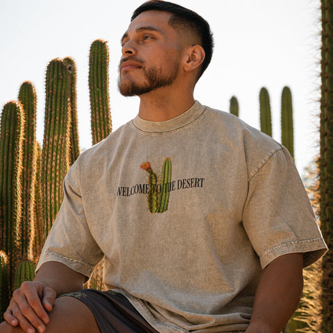 Mojave Tee in Limestone