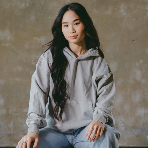 Staples Hoodie in Acid-wash Limestone