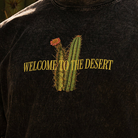 Mojave Tee in Carbon Black
