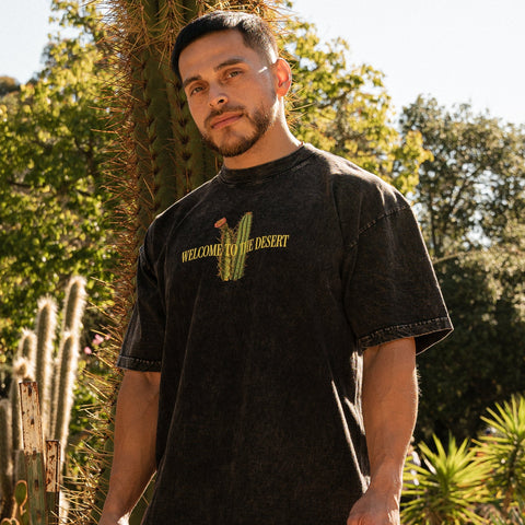 Mojave Tee in Carbon Black
