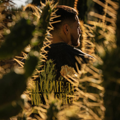 Death Valley Tee in Carbon Black